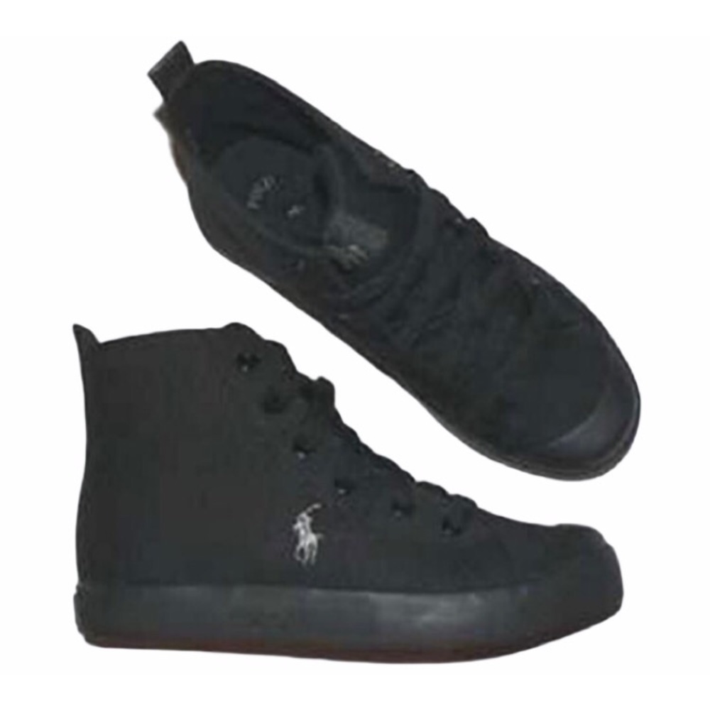 Black Conrad Sneakers From Ralph Lauren